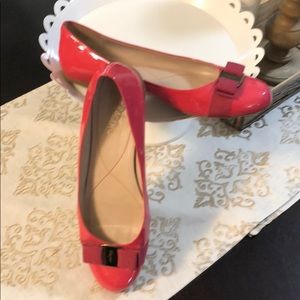 Salvatore Ferragamo Varina Patent Leather Flats